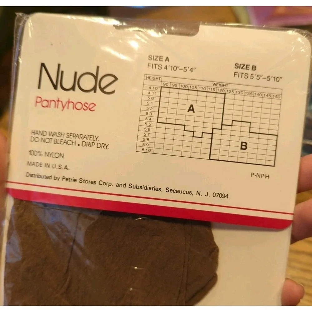 New Vintage Marianne Pantyhose Size‎ B Taupe Sandal Toe